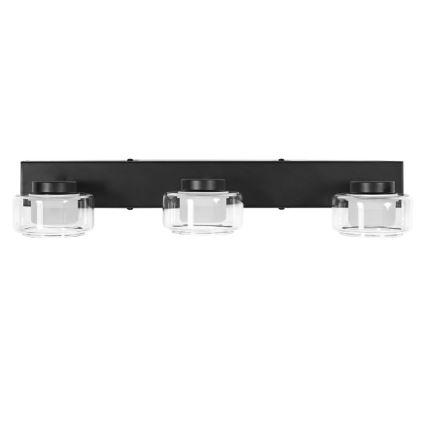 Ledvance - LED Koupelnové nástěnné svítidlo ORBIS FLAME 3xLED/5,5W/230V 3000/4000K IP44 černá