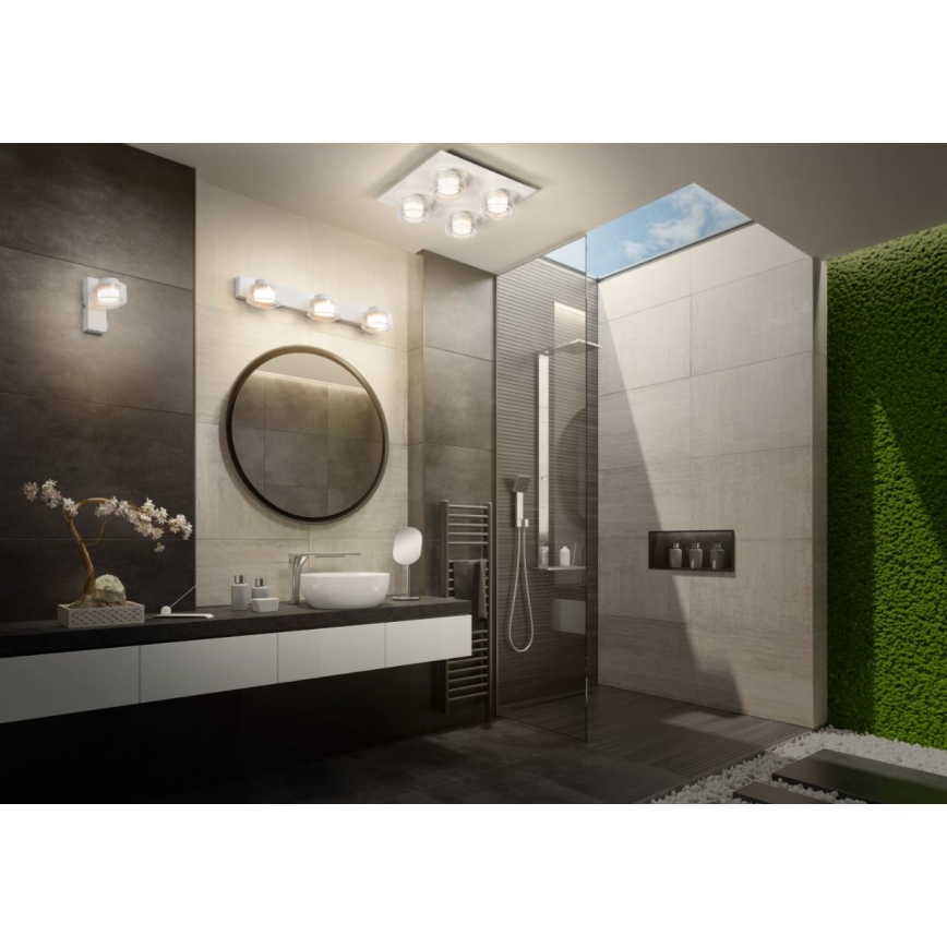 Ledvance - LED Koupelnové nástěnné svítidlo ORBIS FLAME LED/5,5W/230V 3000/4000K IP44 bílá