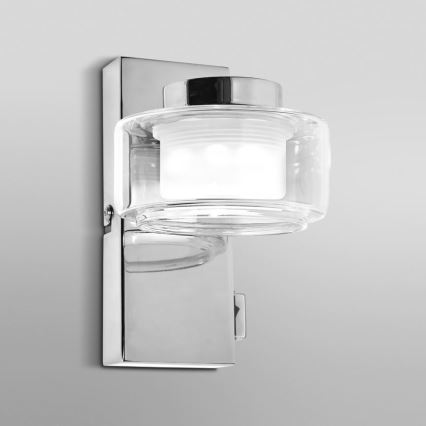 Ledvance - LED Koupelnové nástěnné svítidlo ORBIS FLAME LED/5,5W/230V 3000/4000K IP44 lesklý chrom