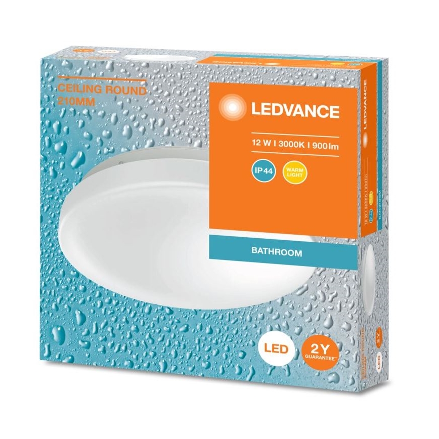 Ledvance - LED Koupelnové stropní svítidlo CEILING ROUND LED/12W/230V 3000K IP44