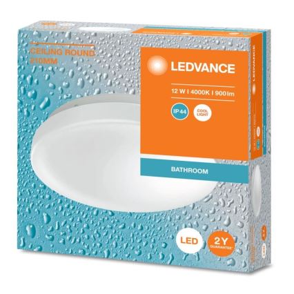 Ledvance - LED Koupelnové stropní svítidlo CEILING ROUND LED/12W/230V 4000K IP44