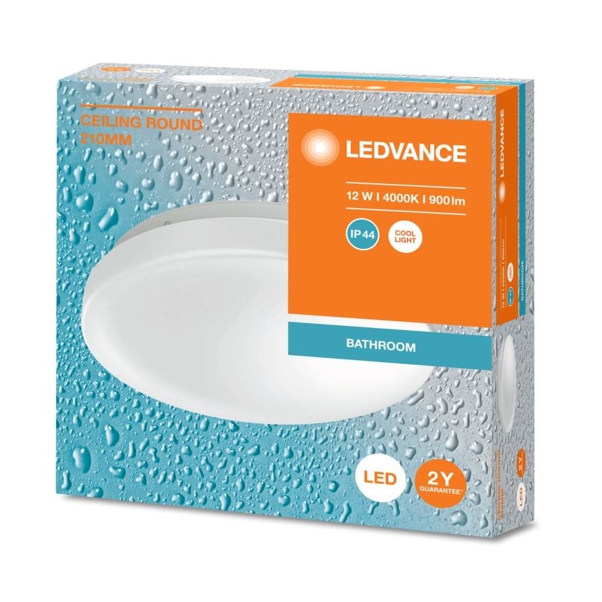 Ledvance - LED Koupelnové stropní svítidlo CEILING ROUND LED/12W/230V 4000K IP44