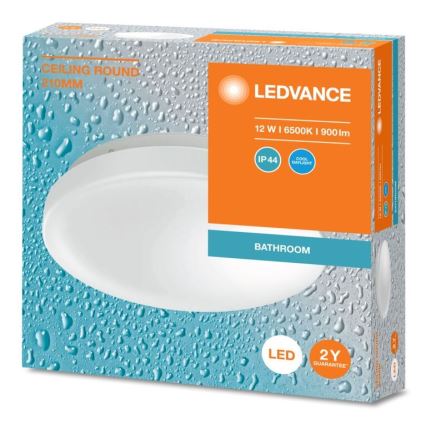 Ledvance - LED Koupelnové stropní svítidlo CEILING ROUND LED/12W/230V 6500K IP44