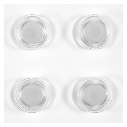 Ledvance - LED Koupelnové stropní svítidlo ORBIS FLAME 4xLED/5,5W/230V 3000/4000K IP44 bílá