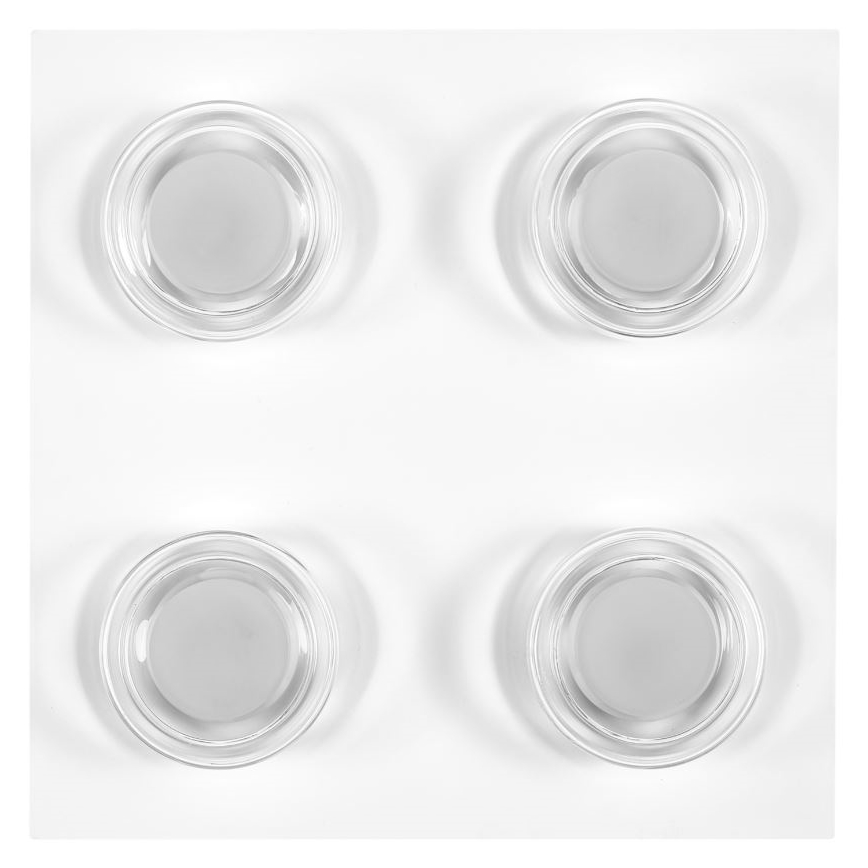 Ledvance - LED Koupelnové stropní svítidlo ORBIS FLAME 4xLED/5,5W/230V 3000/4000K IP44 bílá