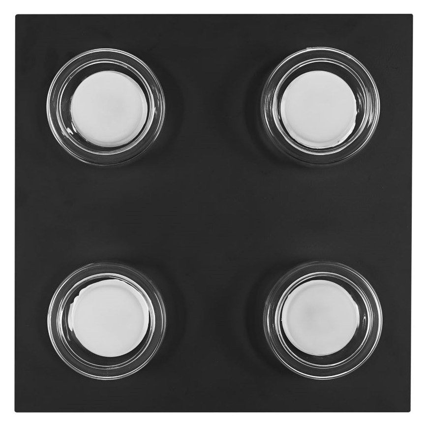 Ledvance - LED Koupelnové stropní svítidlo ORBIS FLAME 4xLED/5,5W/230V 3000/4000K IP44 černá