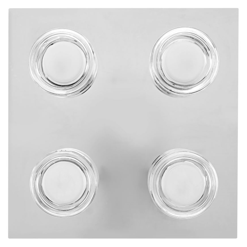 Ledvance - LED Koupelnové stropní svítidlo ORBIS FLAME 4xLED/5,5W/230V 3000/4000K IP44 lesklý chrom