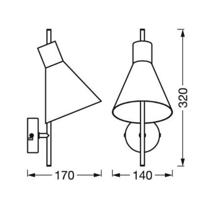 Ledvance - LED Nástěnná lampa DECOR TOKIO LED/5W/230V