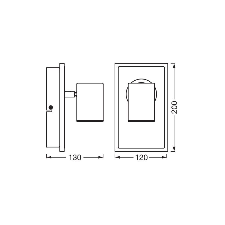 Ledvance - LED Nástěnné bodové svítidlo DECOR MARS LED/16,5W/230V