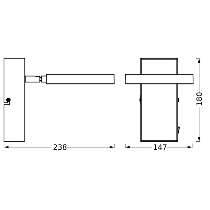 Ledvance - LED Nástěnné bodové svítidlo DECOR SATURN LED/11W/230V 3000/4200/6500K