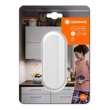 Ledvance - LED Orientační svítidlo se senzorem MOBILE LED/0,5W/4,2V CRI 90