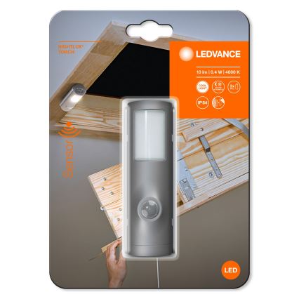 Ledvance - LED Orientační svítidlo se senzorem NIGHTLUX LED/0,35W/3xAAA IP54