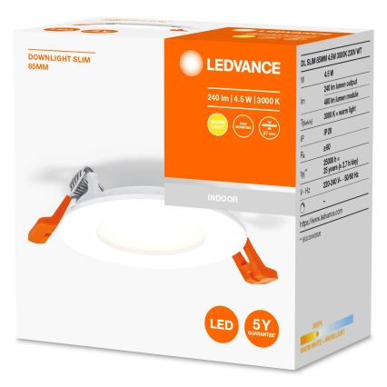 Ledvance - LED Podhledové svítidlo SLIM LED/4,5W/230V 3000K