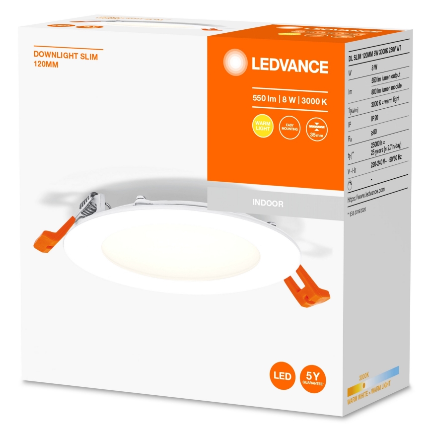 Ledvance - LED Podhledové svítidlo SLIM LED/8W/230V 3000K