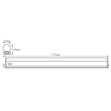 Ledvance - LED Podlinkové svítidlo BATTEN LED/8W/230V