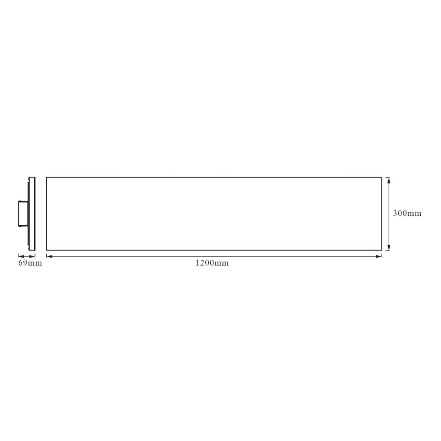 Ledvance - LED Přisazený panel FRAMELESS LED/40W/230V 3000K
