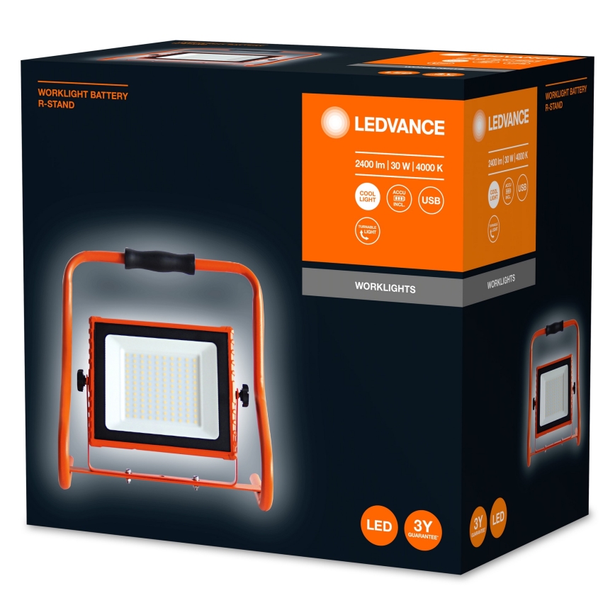Ledvance - LED Reflektor R-STAND LED/30W/5V 2200 mAh IP44