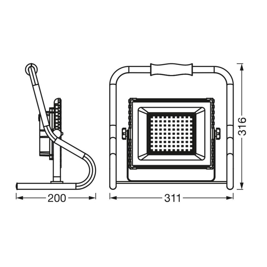 Ledvance - LED Reflektor R-STAND LED/30W/5V 2200 mAh IP44