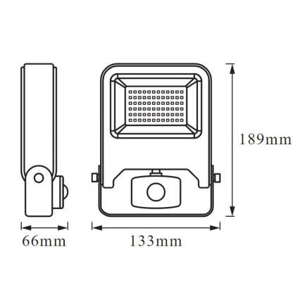 Ledvance - LED Reflektor se senzorem ENDURA LED/20W/230V IP44