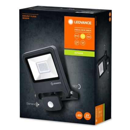 Ledvance - LED Reflektor se senzorem ENDURA LED/30W/230V IP44