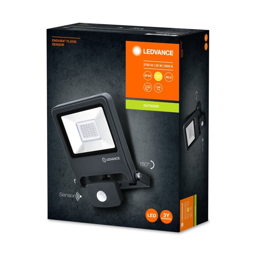 Ledvance - LED Reflektor se senzorem ENDURA LED/30W/230V IP44