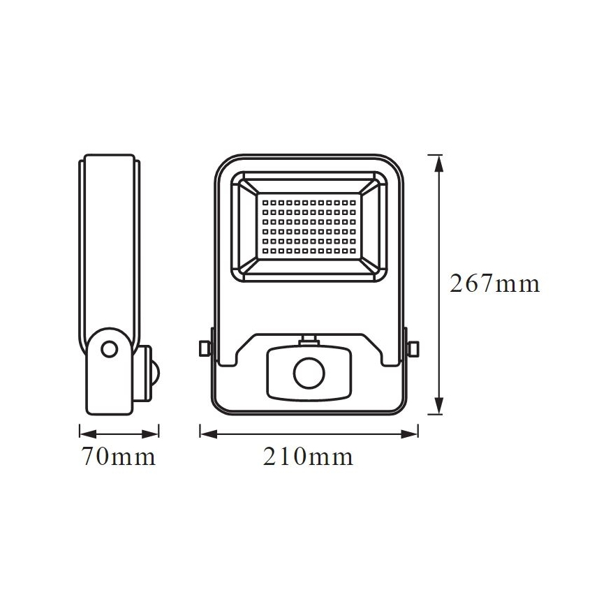 Ledvance - LED Reflektor se senzorem ENDURA LED/50W/230V IP44