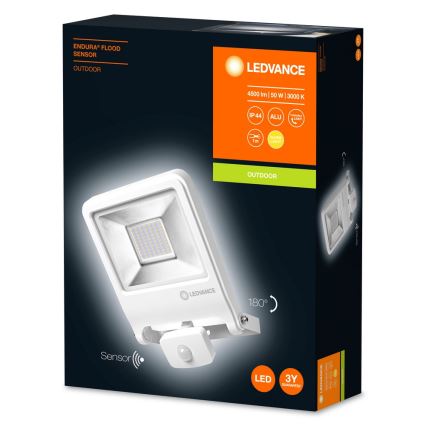 Ledvance - LED Reflektor se senzorem ENDURA LED/50W/230V IP44