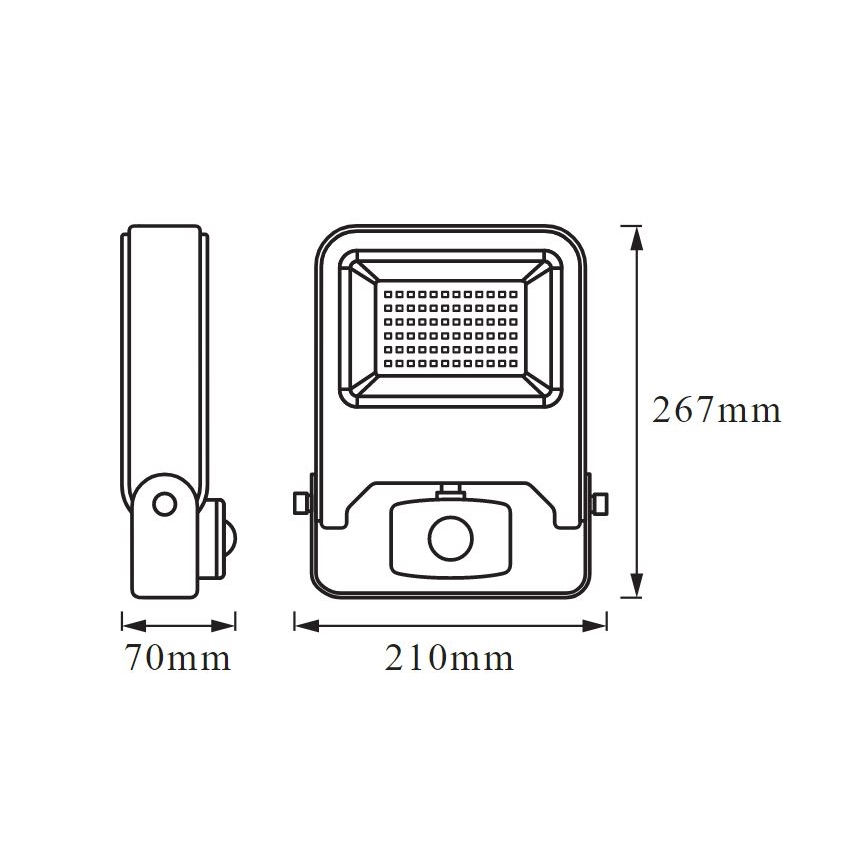 Ledvance - LED Reflektor se senzorem ENDURA LED/50W/230V IP44