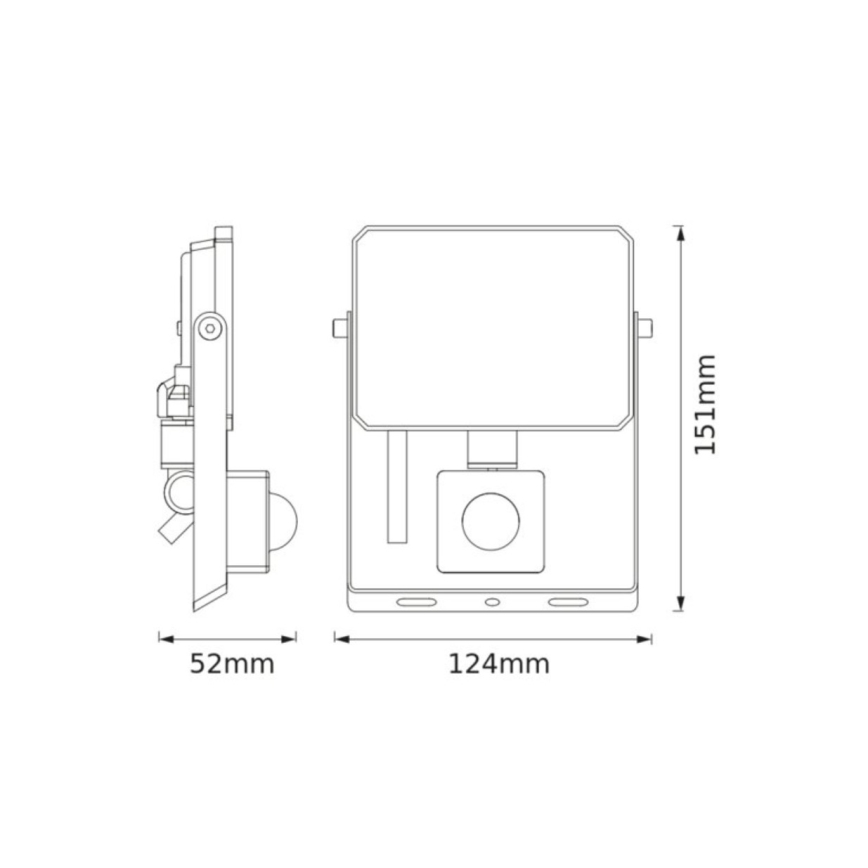 Ledvance - LED Reflektor se senzorem pohybu a soumraku FLOODLIGHT LED/20W/230V 4000K IP65