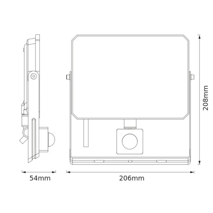 Ledvance - LED Reflektor se senzorem pohybu a soumraku FLOODLIGHT LED/50W/230V 3000K IP65