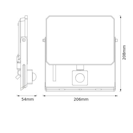 Ledvance - LED Reflektor se senzorem FLOODLIGHT LED/50W/230V 4000K IP65