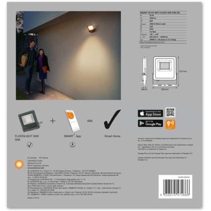 Ledvance - LED Reflektor SMART+ FLOOD LED/50W/230V IP65 Wi-Fi