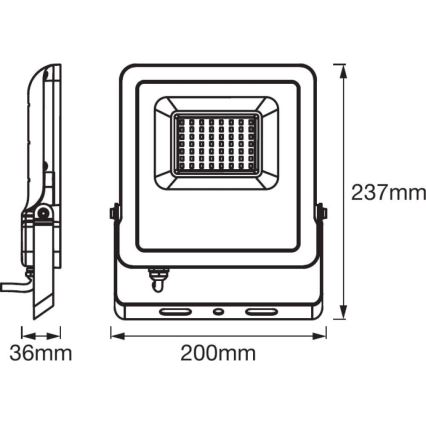 Ledvance - LED Reflektor SMART+ FLOOD LED/50W/230V IP65 Wi-Fi