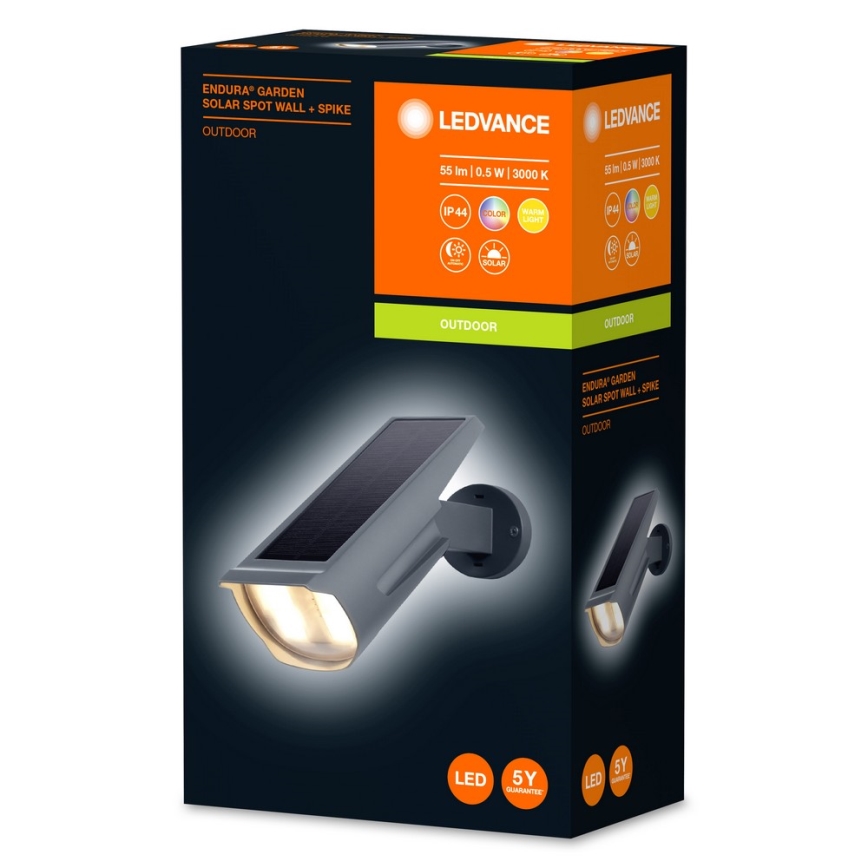 Ledvance - LED RGB Solární svítidlo ENDURA LED/0,5W/3,6V 1200 mAh IP44