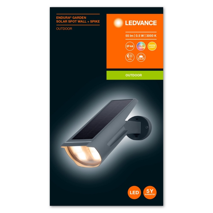 Ledvance - LED RGB Solární svítidlo ENDURA LED/0,5W/3,6V 1200 mAh IP44