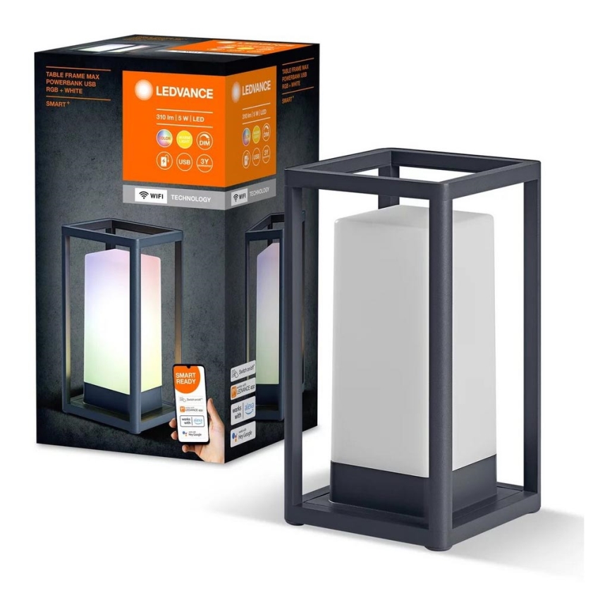Ledvance - LED RGB Stmívatelná venkovní lampa SMART+ TABLE LED/5W/5V IP44 Wi-Fi