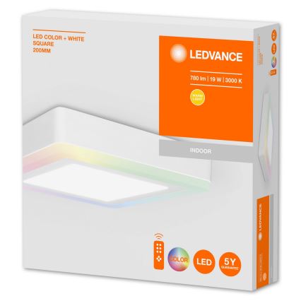 Ledvance - LED RGB Stmívatelné stropní svítidlo LED/19W/230V + DO