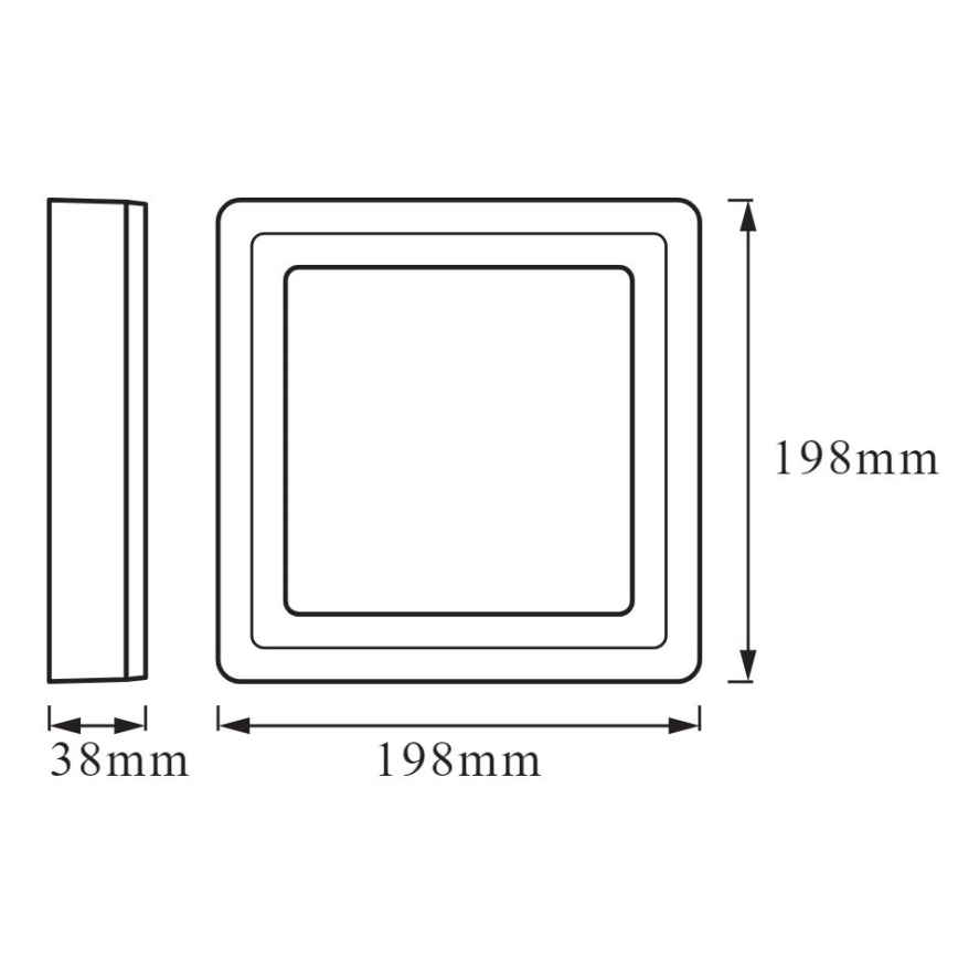 Ledvance - LED RGB Stmívatelné stropní svítidlo LED/19W/230V + dálkové ovládání