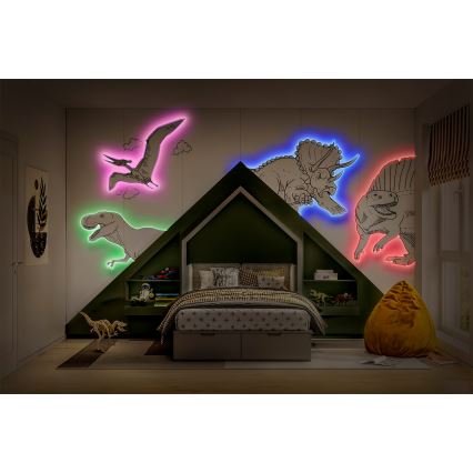Ledvance - LED RGB Stmívatelný pásek FLEX 5m LED/10W/230V + dálkové ovládání