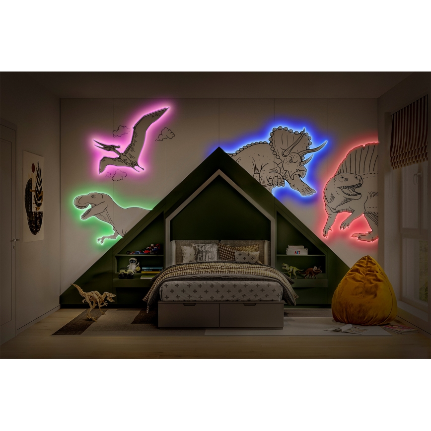 Ledvance - LED RGB Stmívatelný pásek FLEX 5m LED/10W/230V + dálkové ovládání