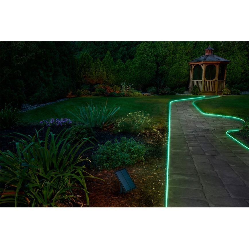 Ledvance - LED RGB Stmívatelný solární pásek FLEX MAGIC 5m LED/1,6W/5V + dálkové ovládání