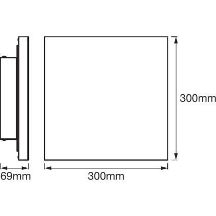 Ledvance - LED RGB+TW Stmívatelné stropní svítidlo SMART+ FRAMELESS LED/20W/230V 3000K-6500K Wi-Fi