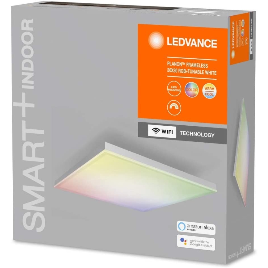Ledvance - LED RGB+TW Stmívatelné stropní svítidlo SMART+ FRAMELESS LED/20W/230V 3000K-6500K Wi-Fi