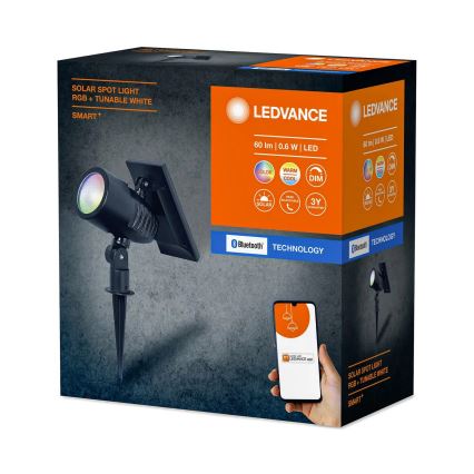 Ledvance - LED RGBW Stmívatelná solární lampa SMART+ SOLAR LED/0,6W/3,7V 3000-6500K IP44