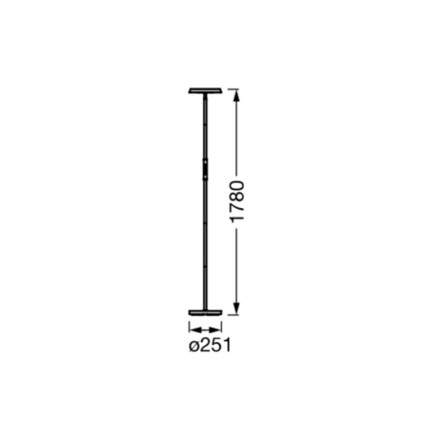 Ledvance - LED RGBW Stmívatelná stojací lampa SMART+ FLOOR LED/13,5W/230V 2700-5000K Wi-Fi
