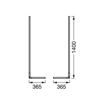 Ledvance - LED RGBW Stmívatelná stojací lampa SMART+ FLOOR LED/14W/230V 2700-6500K Wi-Fi + dálkové ovládání