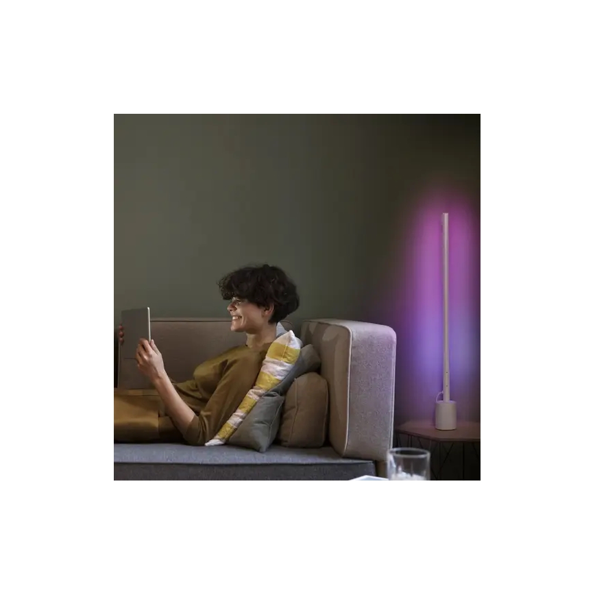 Ledvance - LED RGBW Stmívatelná stojací lampa SMART+ FLOOR LED/8W/230V 2700-6500 Wi-Fi bílá + dálkové ovládání