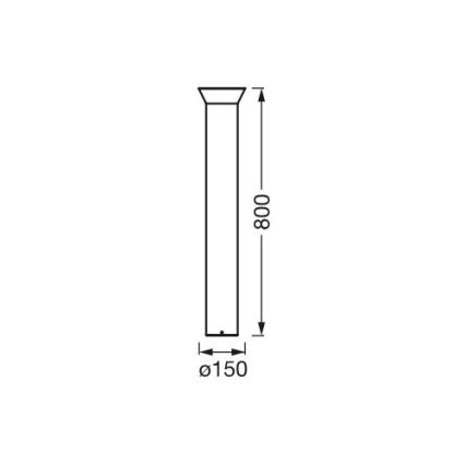 Ledvance - LED RGBW Stmívatelná venkovní lampa SMART+ ECLIPSE LED/10W/230V IP44 Wi-Fi