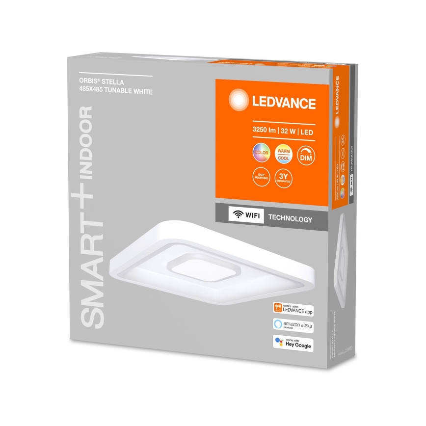 Ledvance - LED RGBW Stmívatelné stropní svítidlo SMART+ ORBIS LED/32W/230V 2700-6500K Wi-Fi