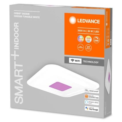 Ledvance - LED RGBW Stmívatelné stropní svítidlo SMART+ ORBIS LED/32W/230V Wi-Fi